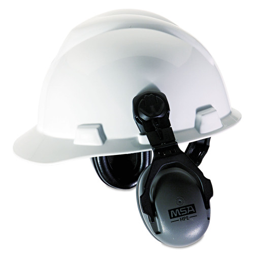 MSA HPE Cap-Mounted Earmuffs， 27NRR， Gray/Black (10061272) - Mycitystee