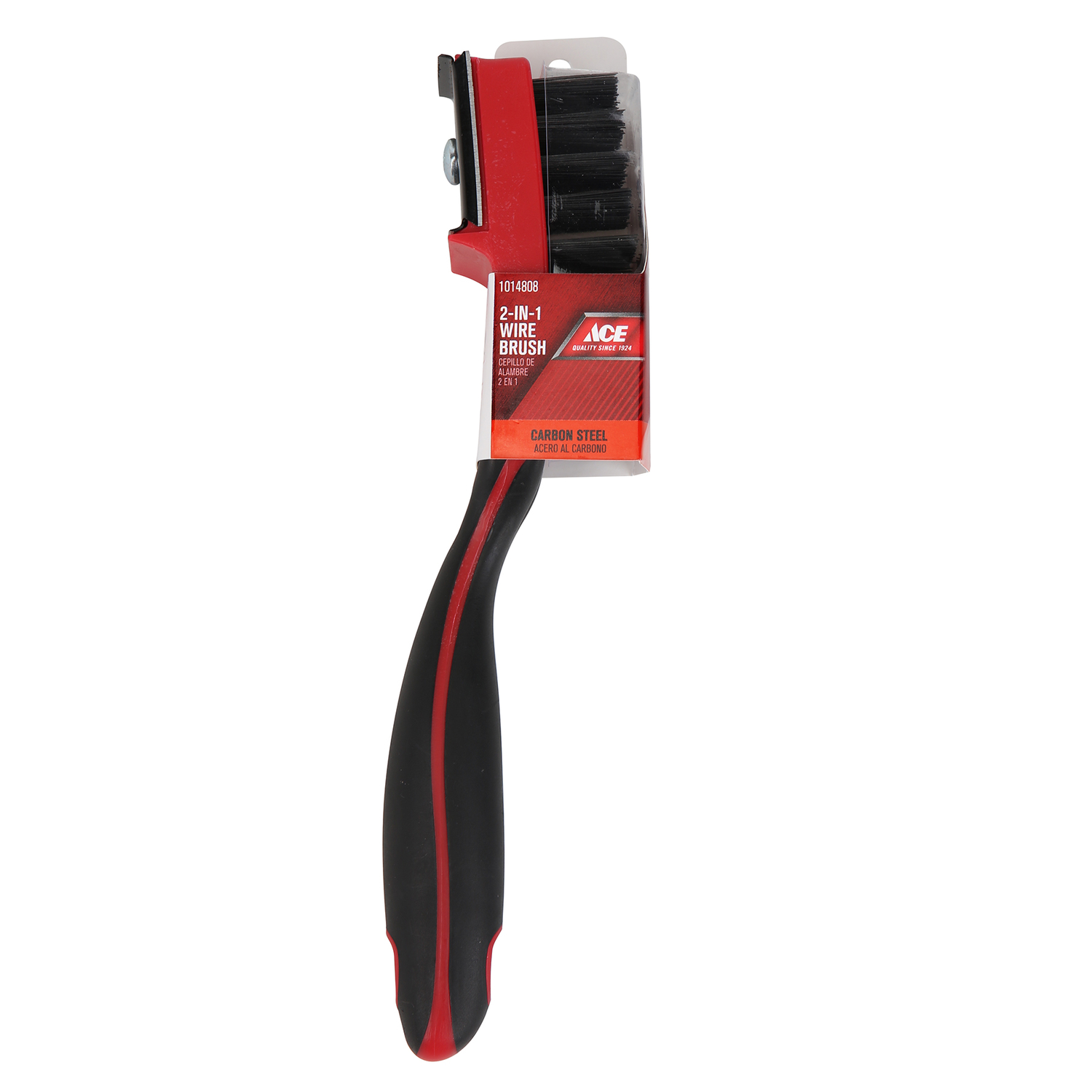 Ace 4 in. W X 7 in. L Carbon Steel Wire Brush with Scraper - Mycitystee