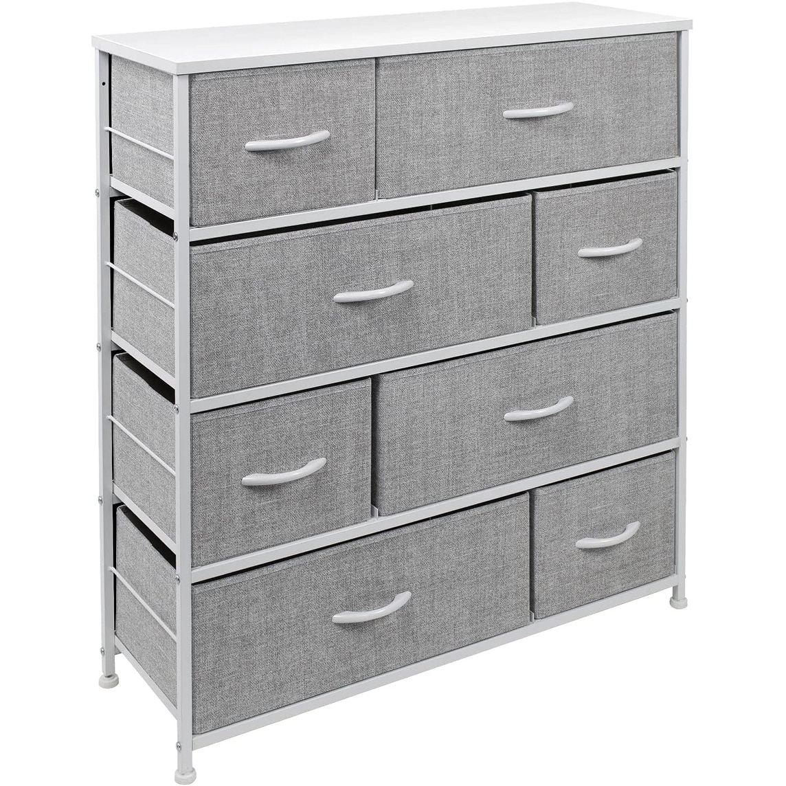Dresser w/ 8 Drawers Furniture Storage and Chest Tower for Bedroom - - 34478683 - Mycitystee
