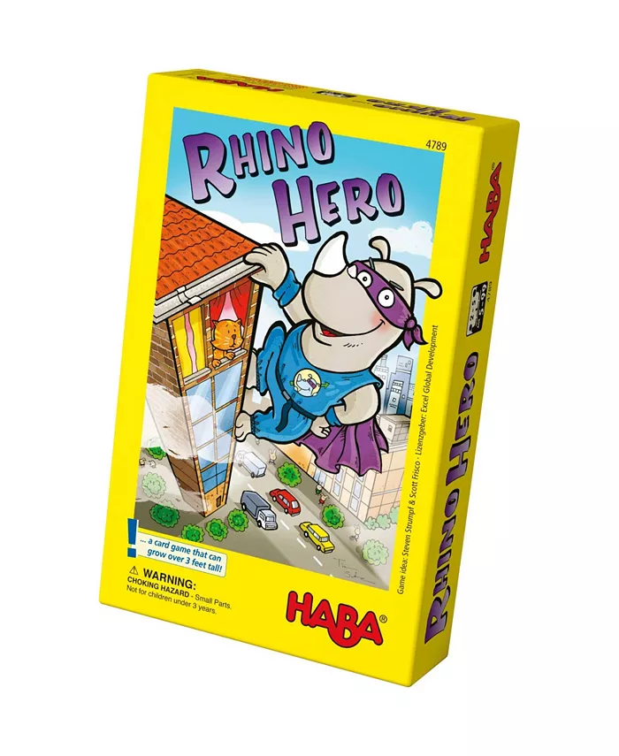 Haba Rhino Hero Original Stacking Card Game - Mycitystee