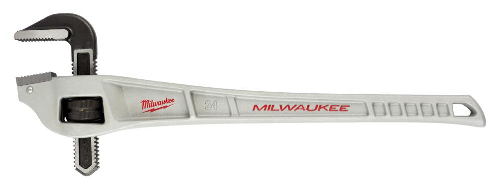 Milwaukee 24 in. Aluminum Offset Pipe Wrench 48-22-7182 from Milwaukee - Mycitystee