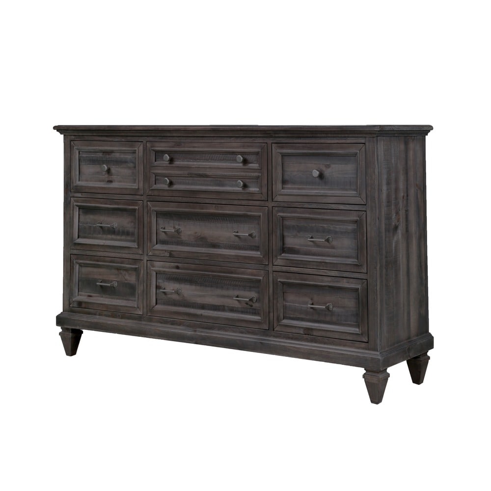 Carbon Loft Habersberger Black Pine Drawer Dresser - - 21906764 - Mycitystee
