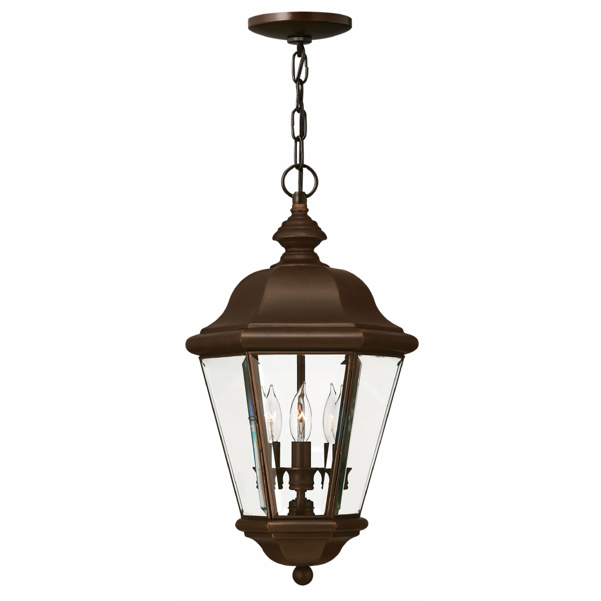 Hinkley Clifton park 3-Light Outdoor Pendant in Copper Bronze - Mycitystee
