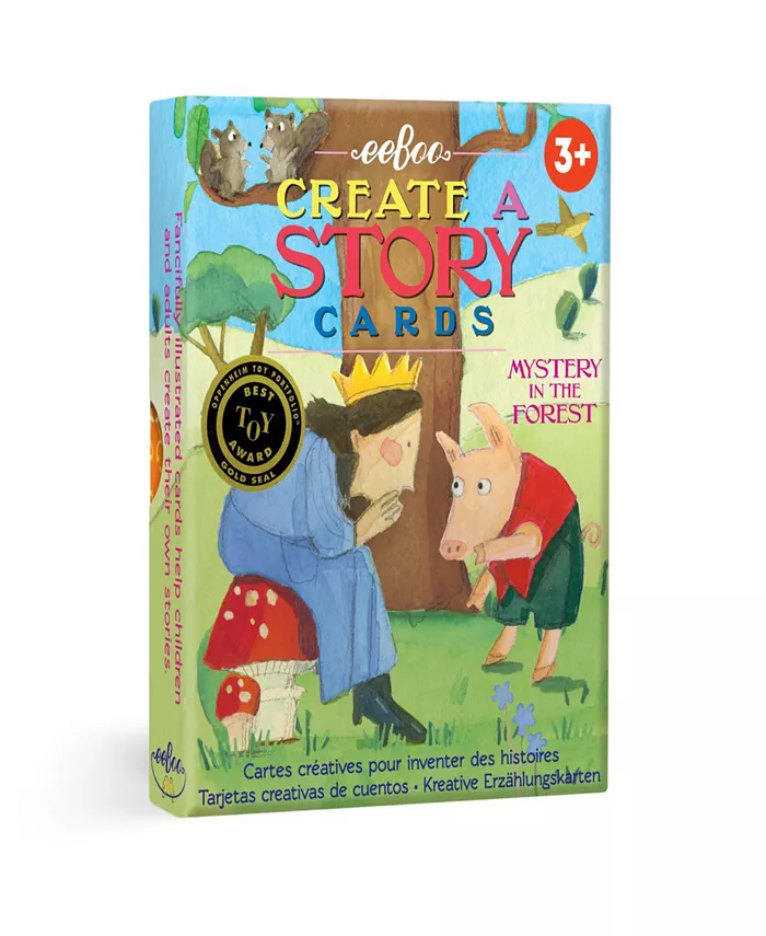 Eeboo Mystery in the Forest Create a Story Pre-Literacy Cards Set， 36 Piece - Mycitystee