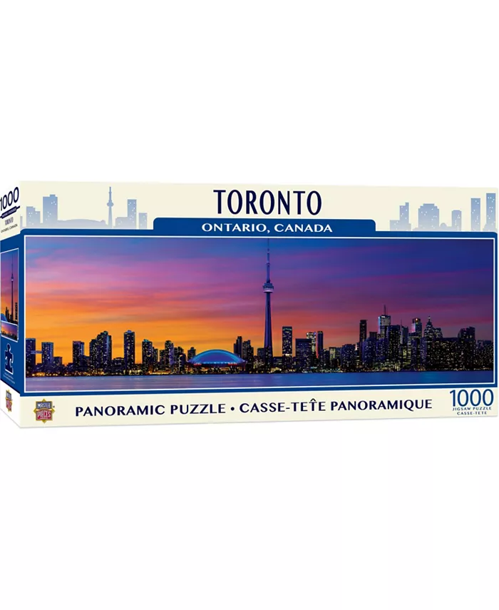 MasterPieces Puzzles American Vista Panoramic - Toronto 1000 Piece Puzzle - Mycitystee