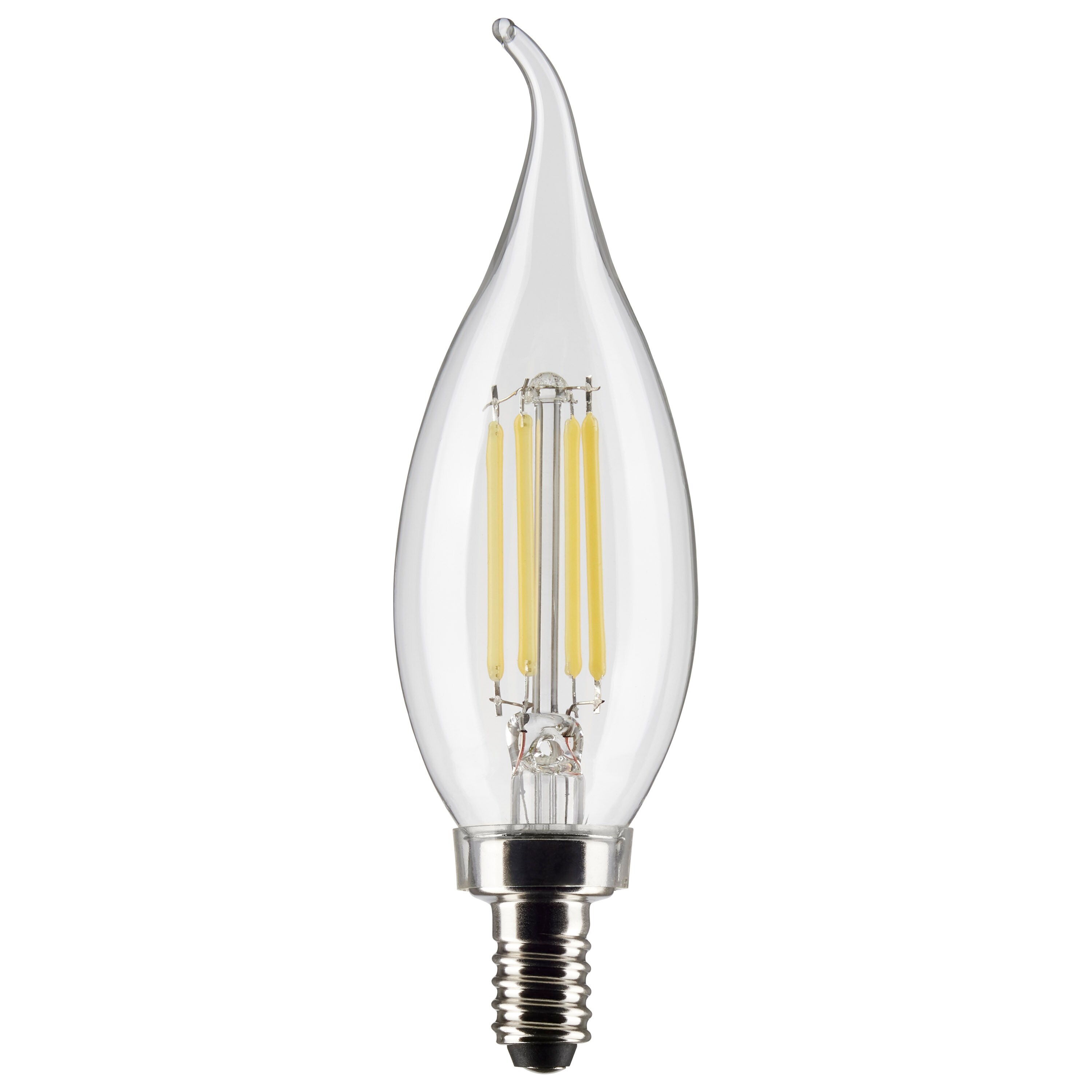 5.5 Watt CA10 LED - Clear - Candelabra base - 90 CRI - 3000K - 120 Volt - Mycitystee