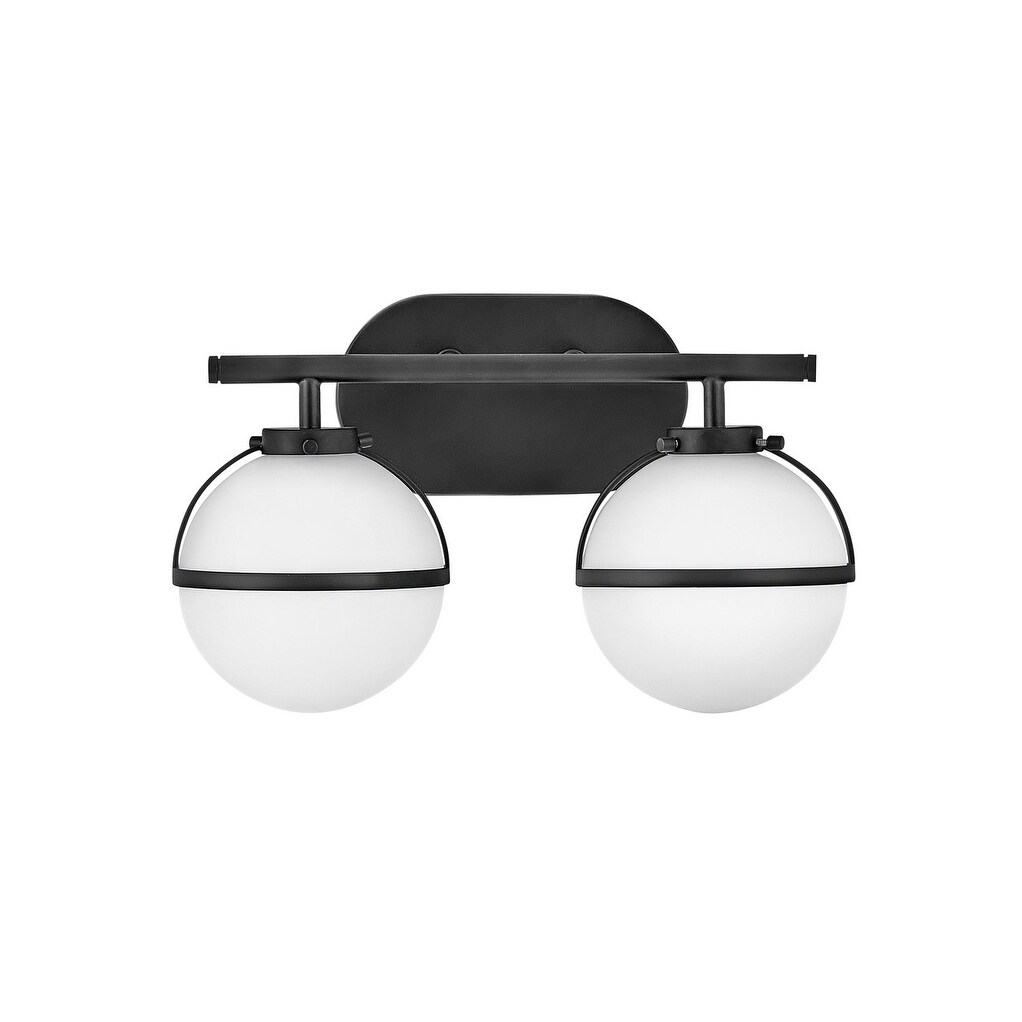 Hinkley Hollis 2-Light Vanity in Black - Mycitystee