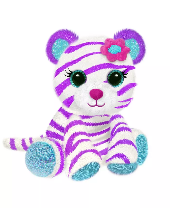 First and Main - FantaZOO 10 Inch Plush， White Tiger - Mycitystee