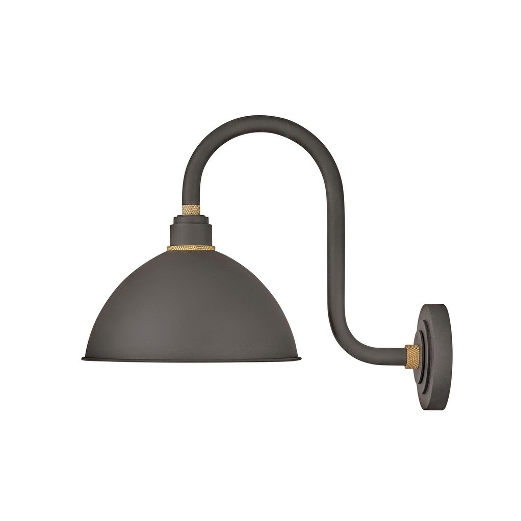 Hinkley Foundry 1-Light Outdoor Wall Mount Lantern in Museum Bronze Shopping - The Best Deals on Outdoor Barn Lights | 31585585 - Mycitystee