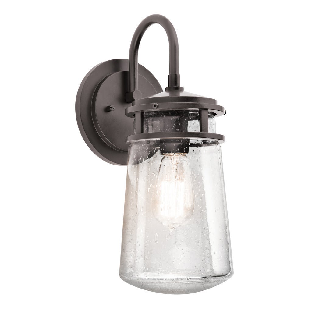 Kichler Lighting Lyndon Collection 1-light Architectural Bronze Outdoor Wall Lantern - Mycitystee