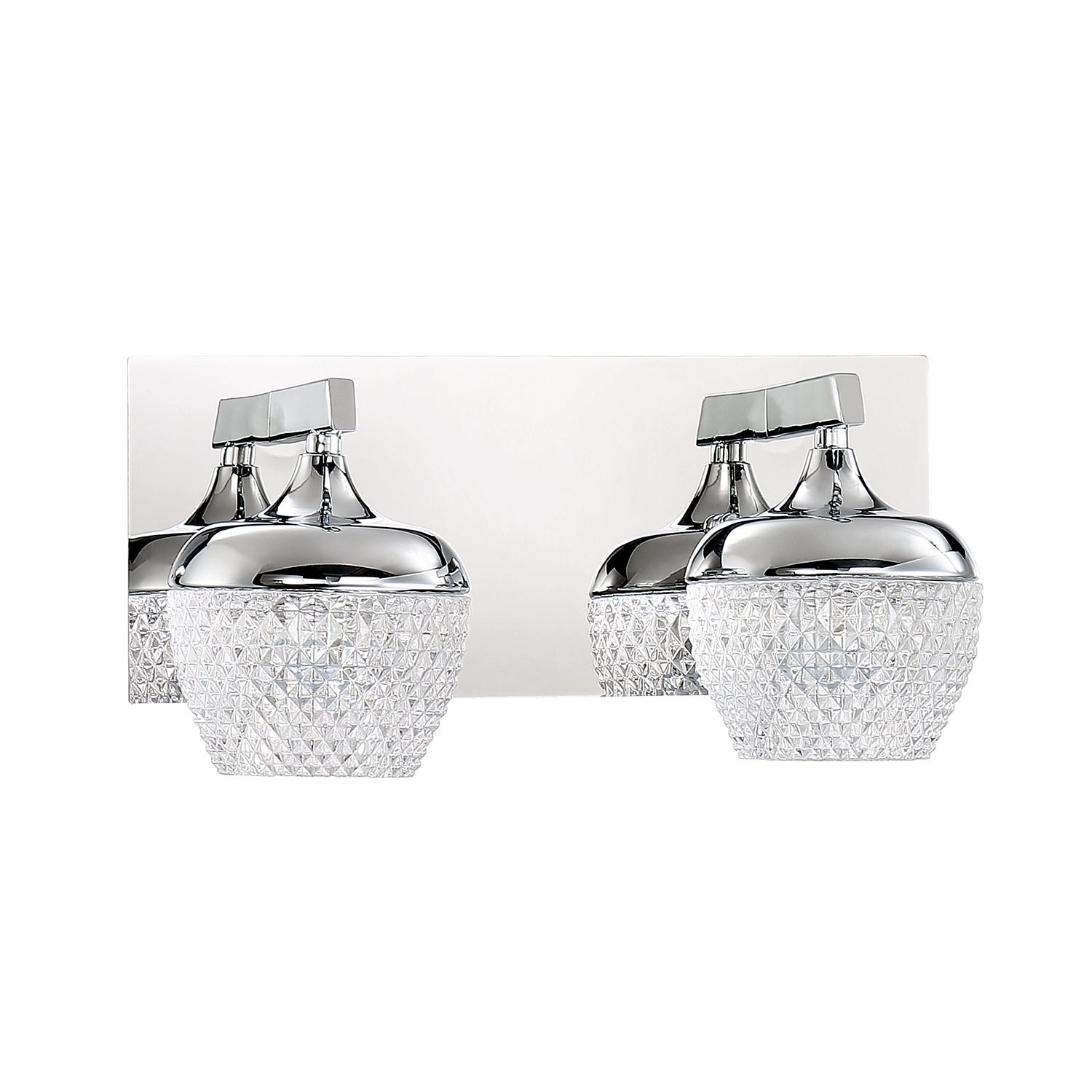 Arika 2-light 10-watt Chrome Integrated LED Bath Light - Mycitystee