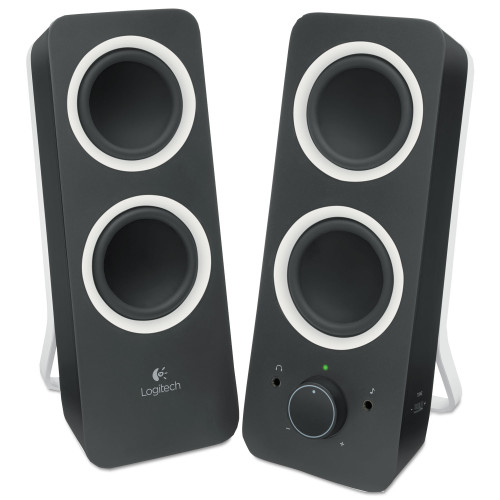 Logitech Z200 Multimedia 2.0 Stereo Speakers， Black (980000800) - Mycitystee