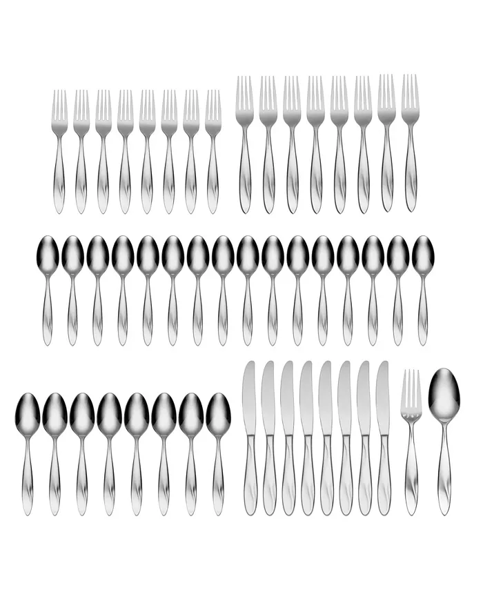 Oneida Tonya 50-PC Flatware Set， Service for 8 - Mycitystee