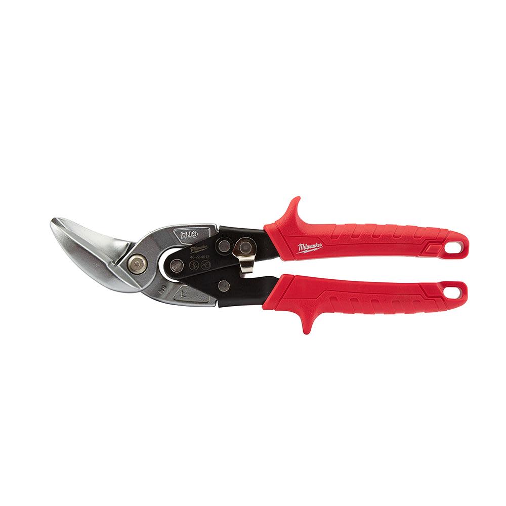 Milwaukee Left Cutting Offset Aviation Snips 48-22-4512 from Milwaukee - Mycitystee