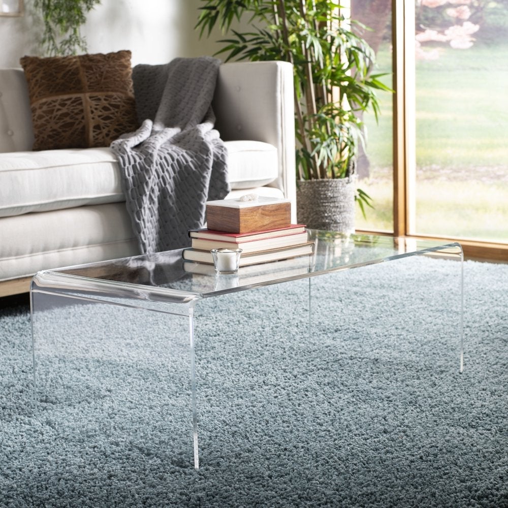 Atka Modern Glam Acrylic Coffee Table - clear - Mycitystee
