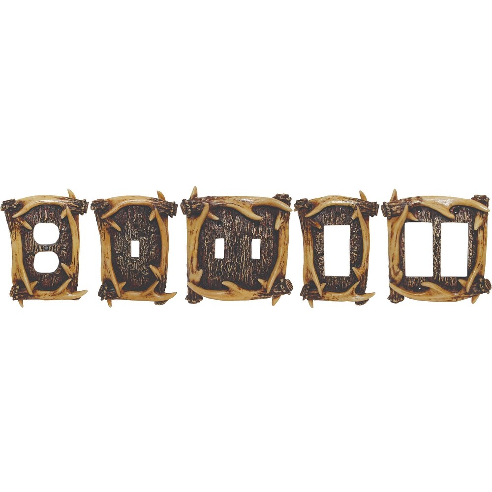 Paseo Road by HiEnd Accents Antler Wall Plate - Mycitystee