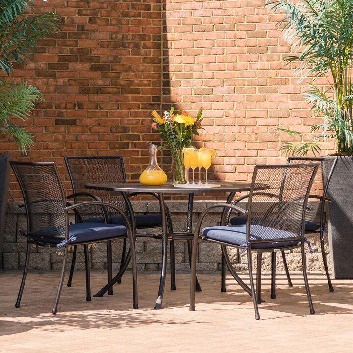 Kettler PILANO 5 Piece Wrought Iron Mesh Dining Set - Mycitystee
