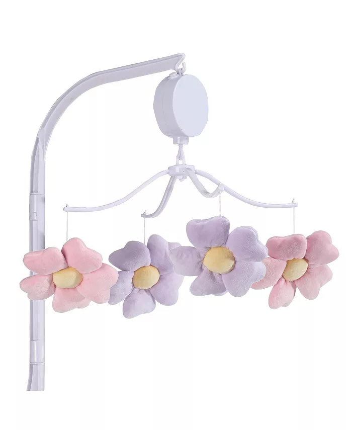 Bedtime Originals Lavender Floral Musical Baby Crib Mobile Soother Toy - Mycitystee