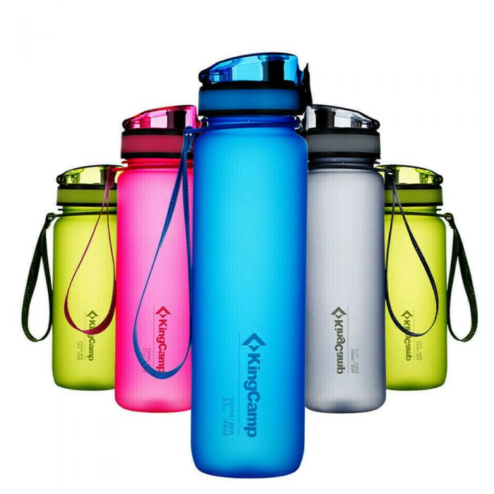 KingCamp TRITAN Water Bottle Wide Mouth Leak Proof BPA-FREE Snap Cap - Mycitystee