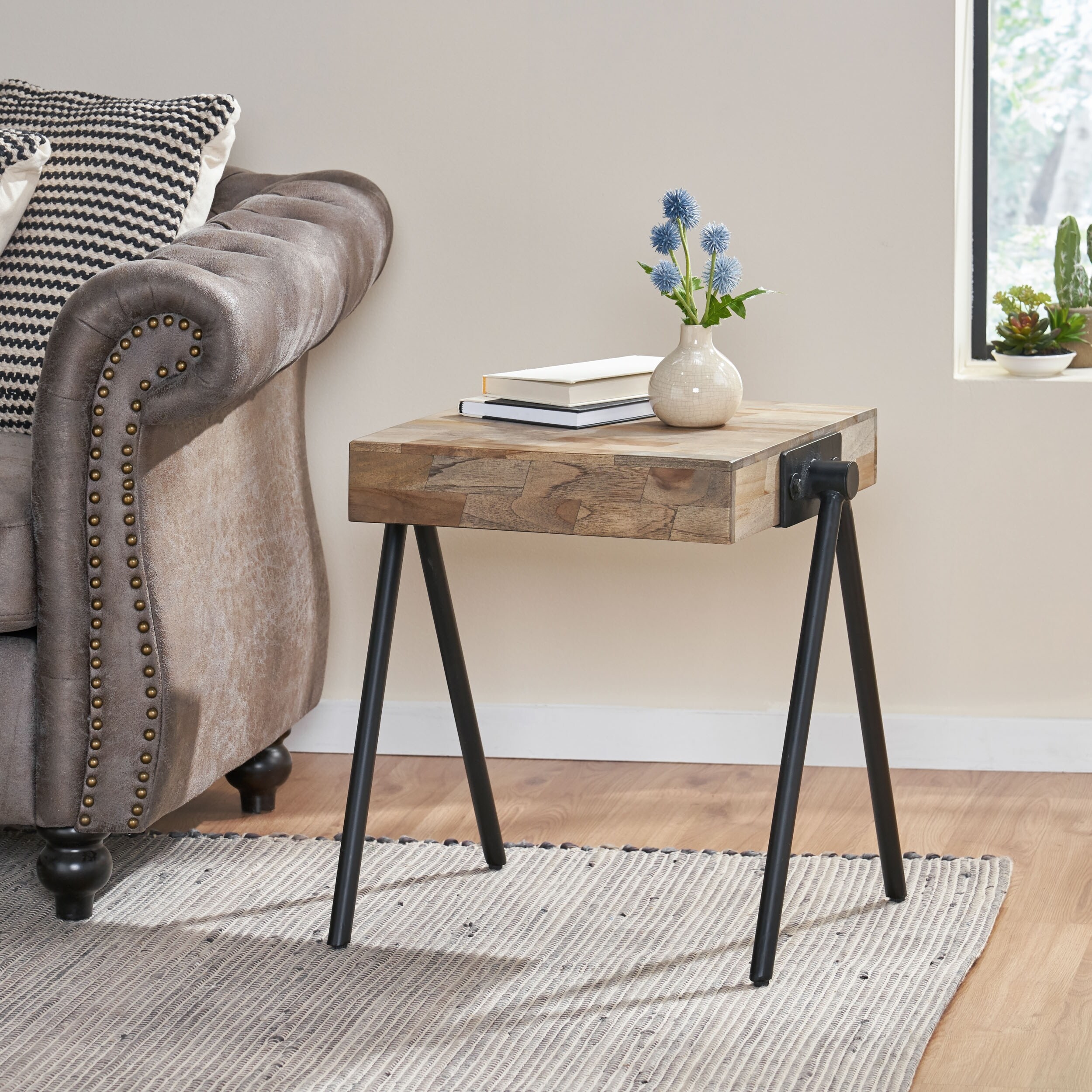Gurley Mango Wood Side Table by Christopher Knight Home - Mycitystee
