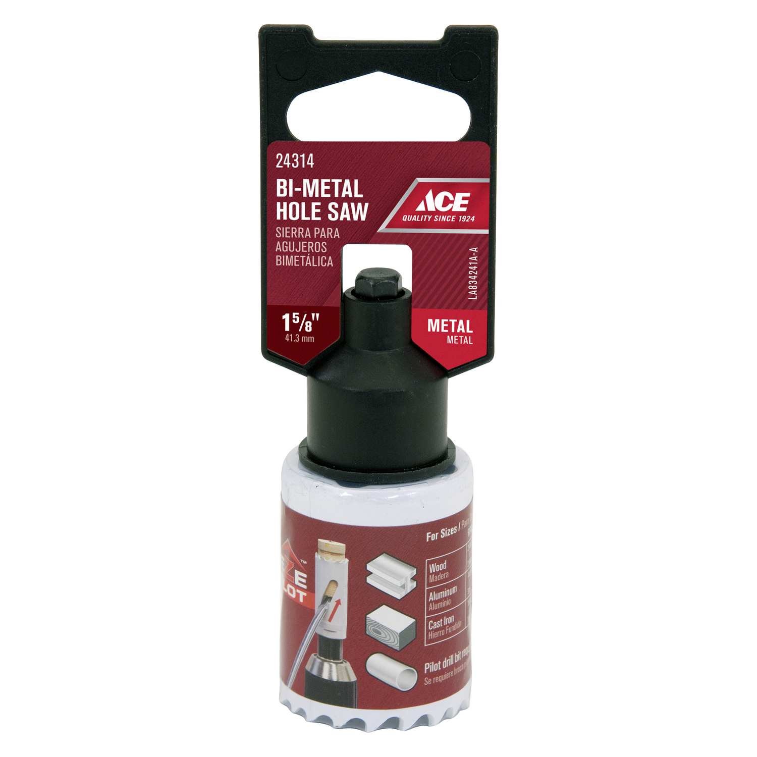 Ace 1-5/8 in. Bi-Metal Variable Pitch Hole Saw - Mycitystee