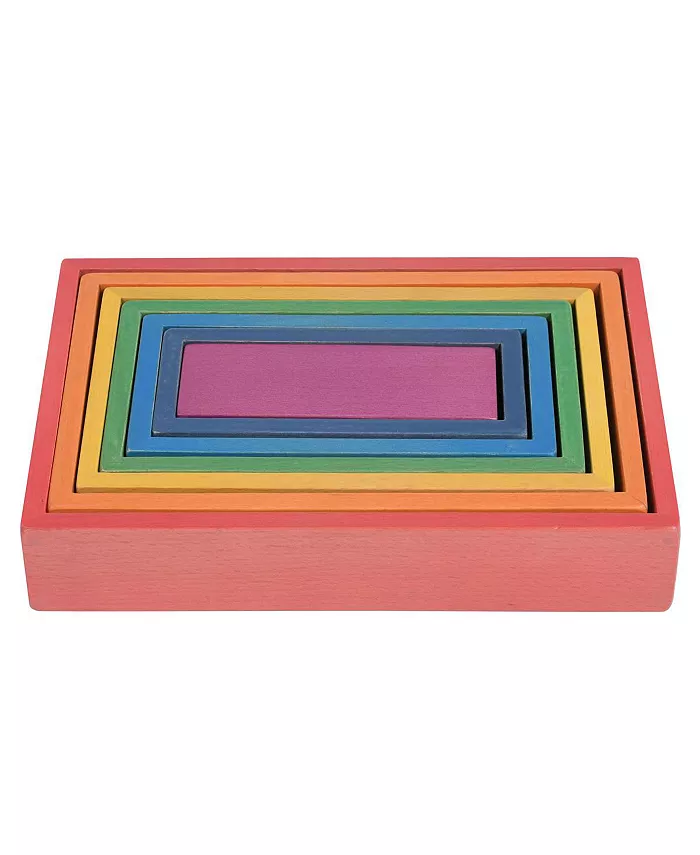 TickiT Rainbow Architect Rectangles - 7 Pieces - Mycitystee
