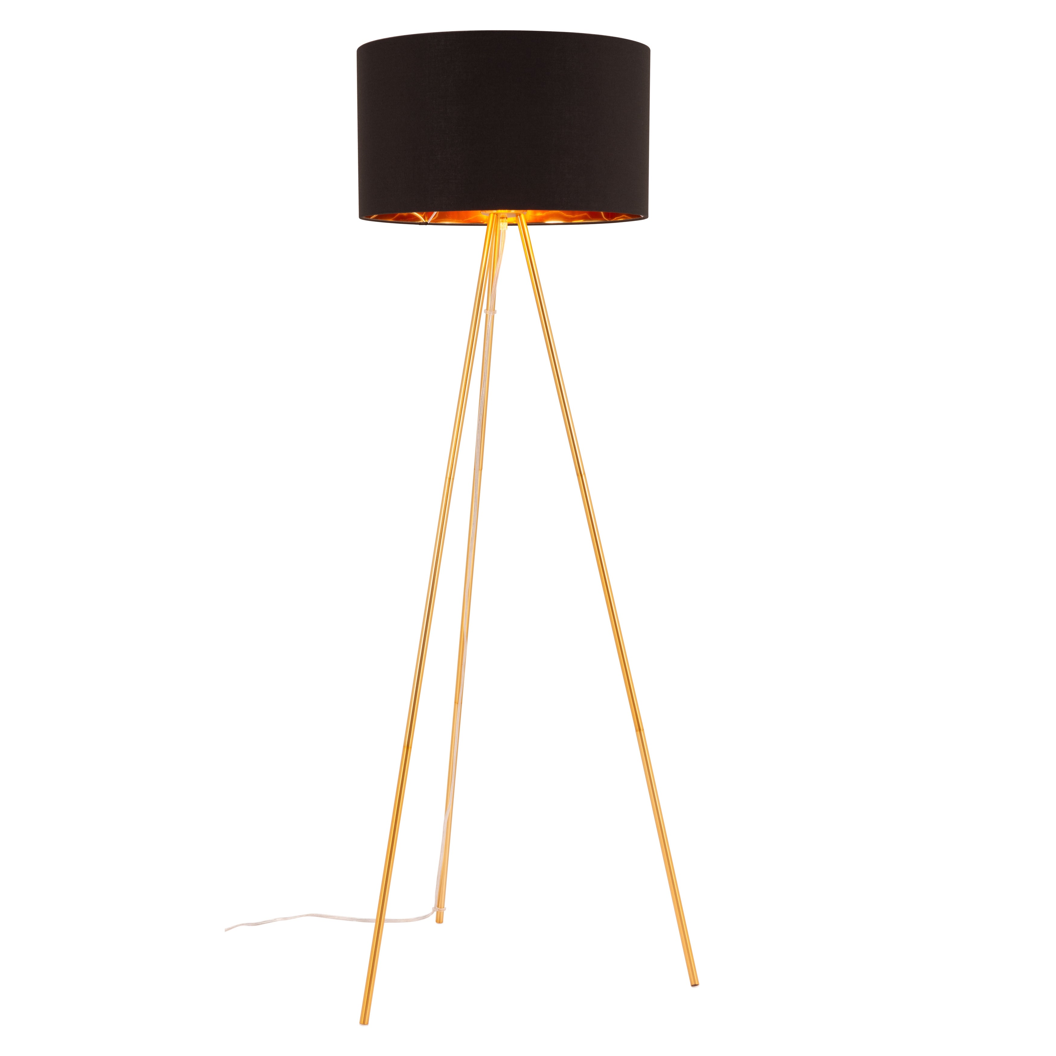 Kirkwall Floor Lamp Black and Gold - N/A - Mycitystee