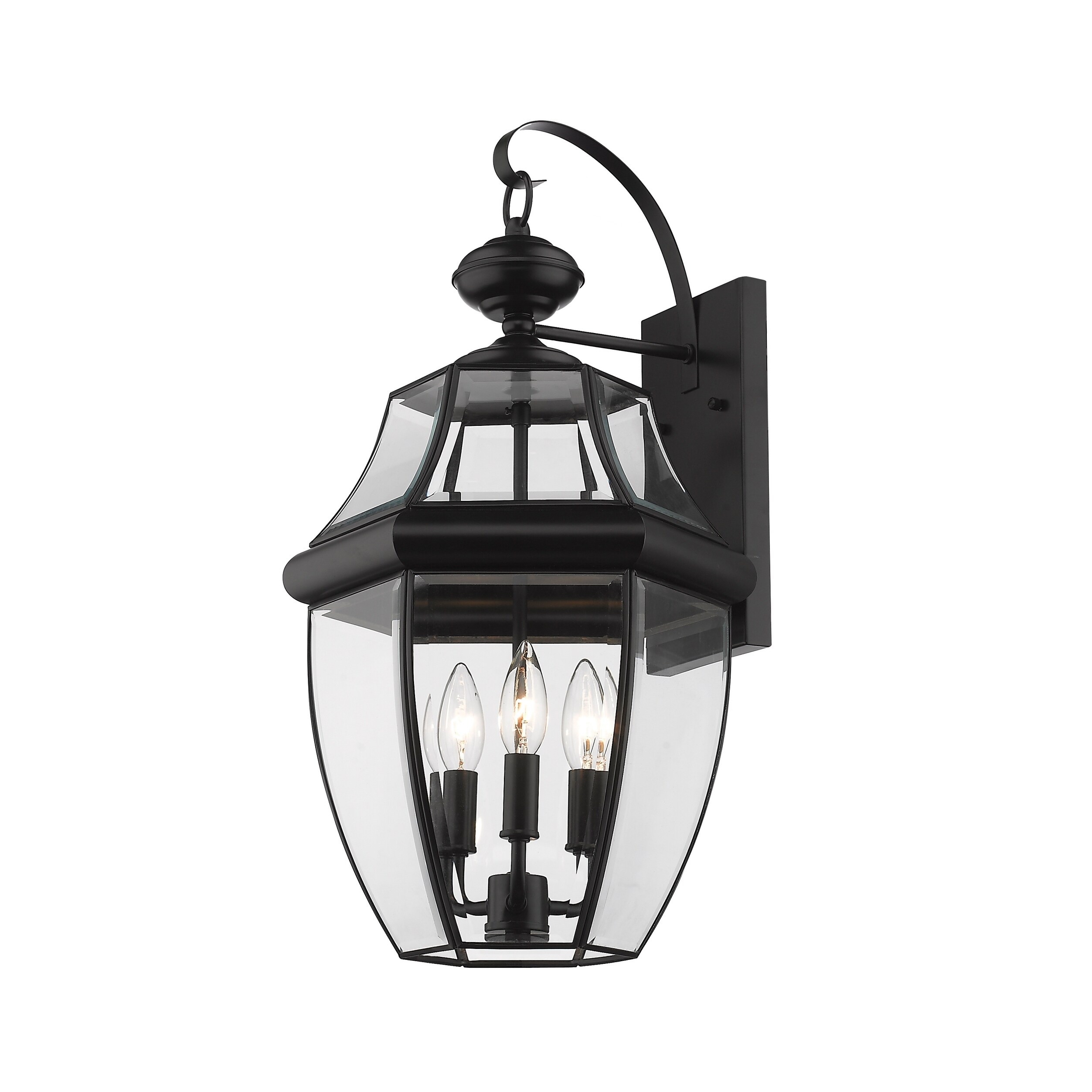 Westover 3 Light Outdoor Wall Sconce - Black Shopping - The Best Deals on Outdoor Wall Lanterns | 35567589 - Mycitystee