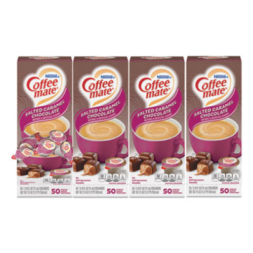 Coffee-mate Liquid Coffee Creamer， Italian Sweet Creme， 0.38 oz Mini Cups， 50/Box， 4 Boxes/Carton， 200 Total/Carton (84652CT) - Mycitystee