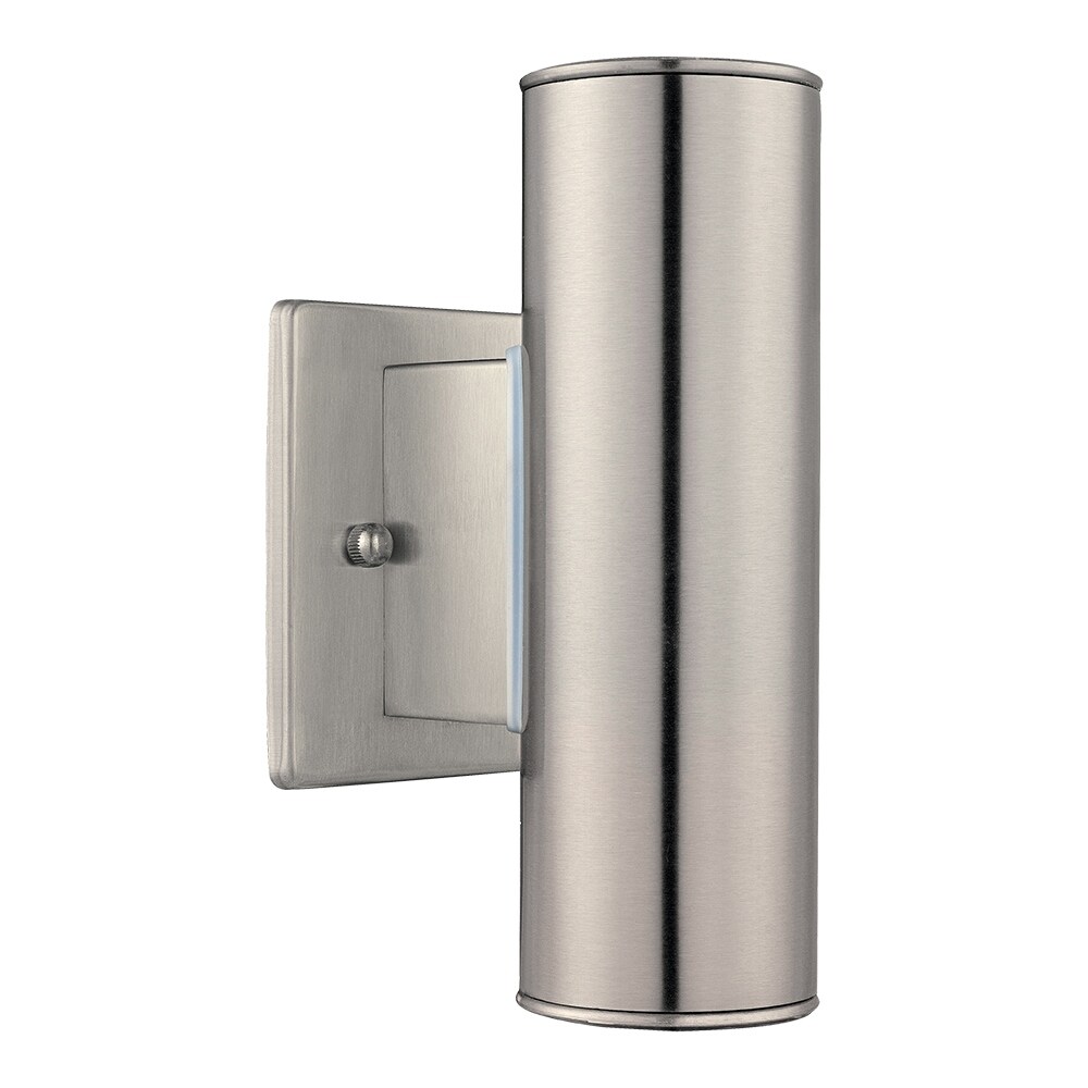 Eglo Riga 2-Light Stainless Steel Outdoor Sconce - Mycitystee
