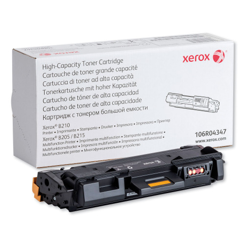 Xerox 106R04347 High-Yield Toner， 3，000 Page-Yield， Black - Mycitystee