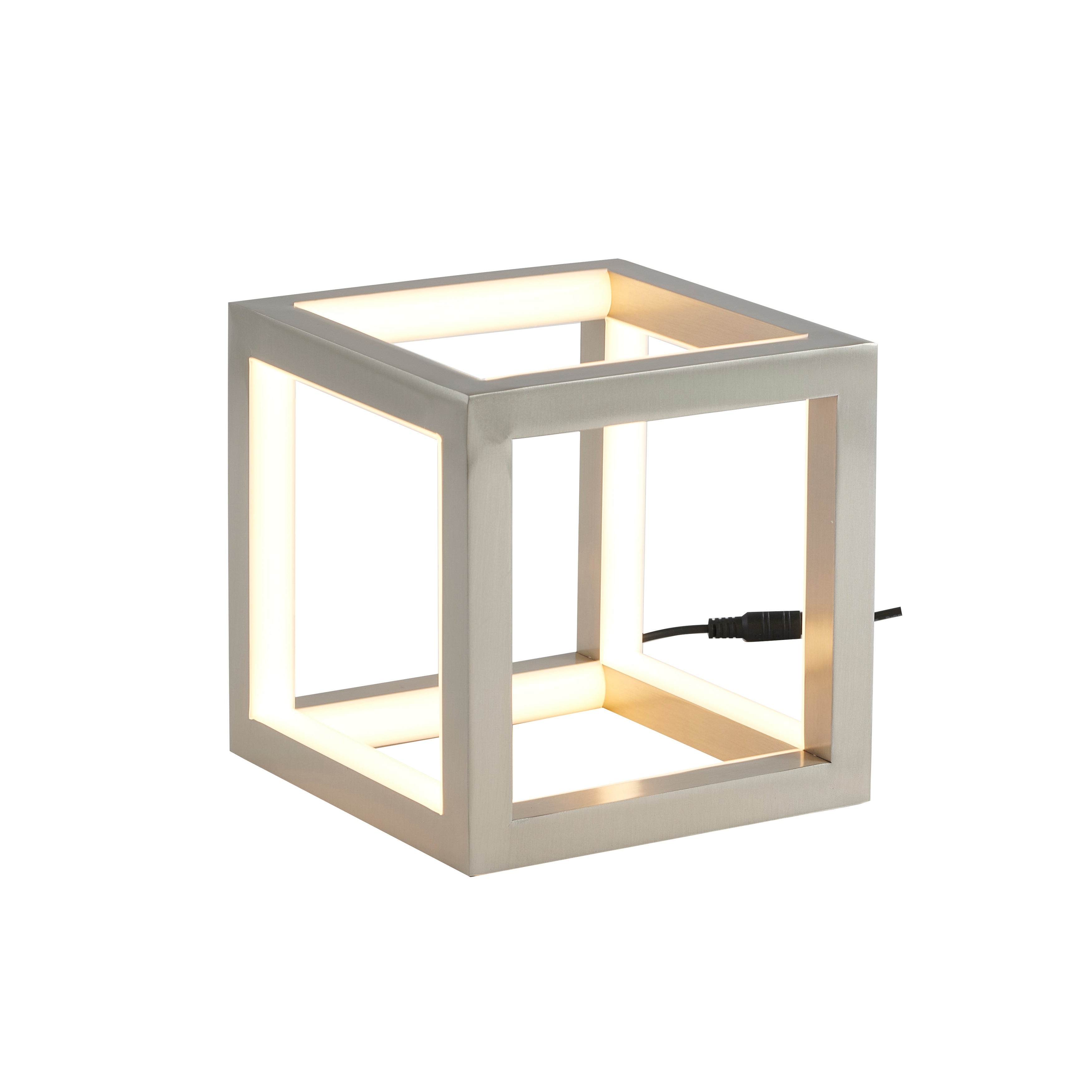 Nickel Aluminum LED Table Lamp - Mycitystee