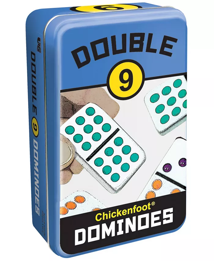 University Games Double 9 Chicken foot Dominoes - Mycitystee