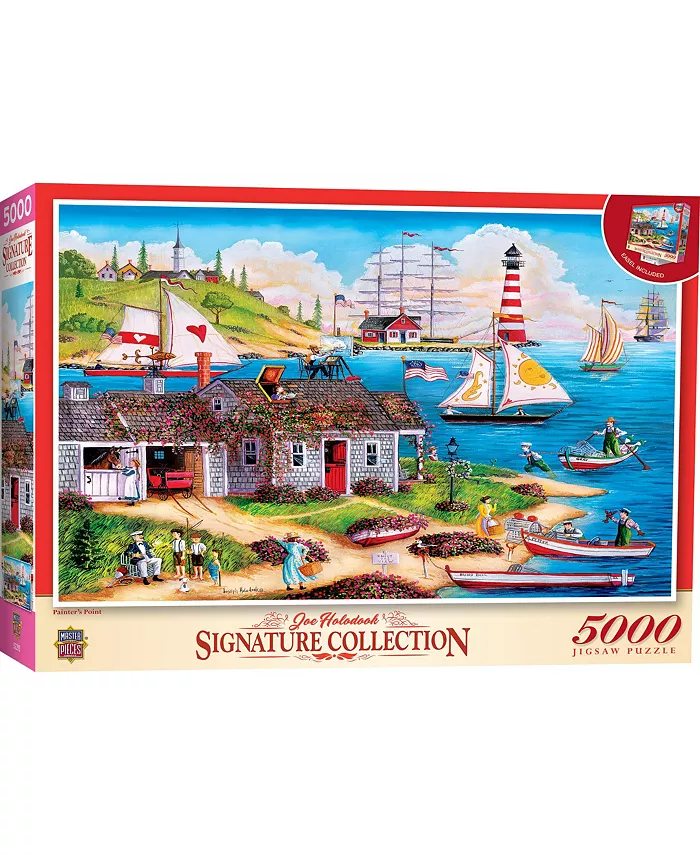 MasterPieces Puzzles MasterPieces 5000 Piece Jigsaw Puzzle - Painter's Point - 40