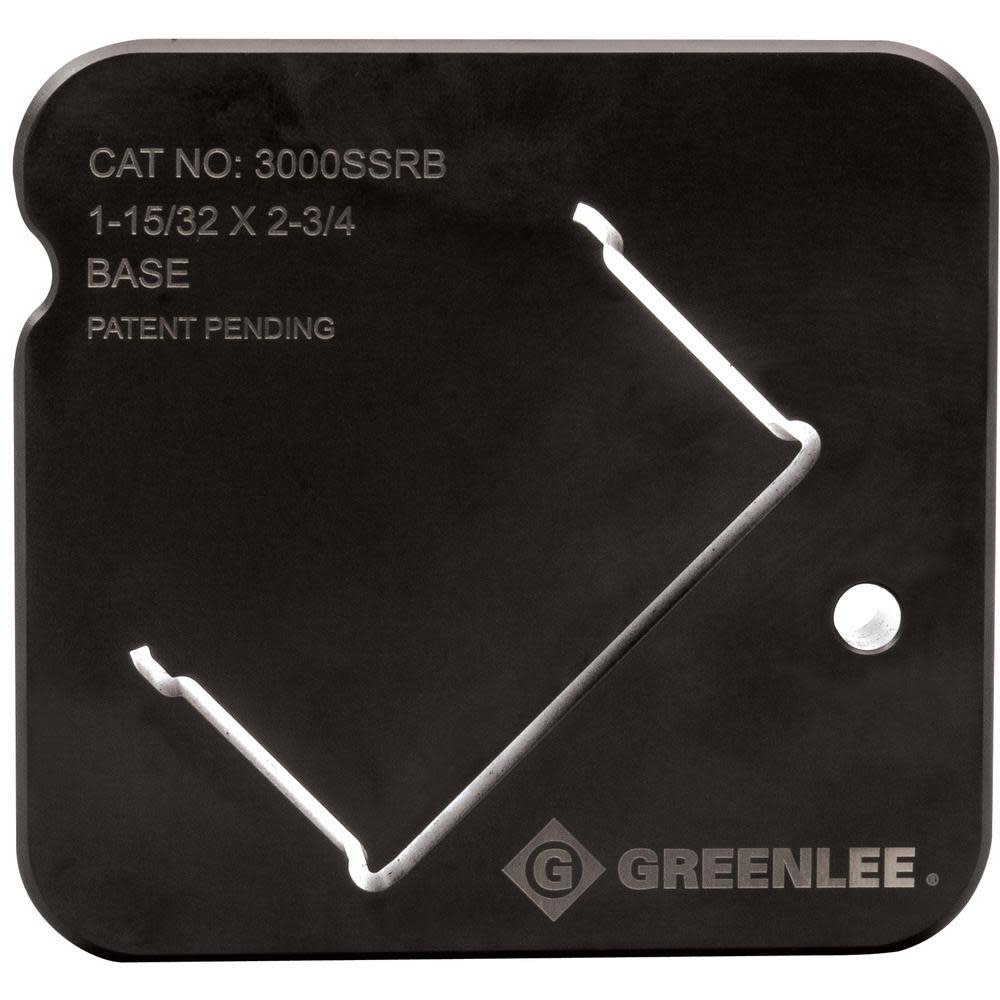 Greenlee Le Grand 3000 Series Steel Raceway Die Set Base for Strut Cutter - Mycitystee