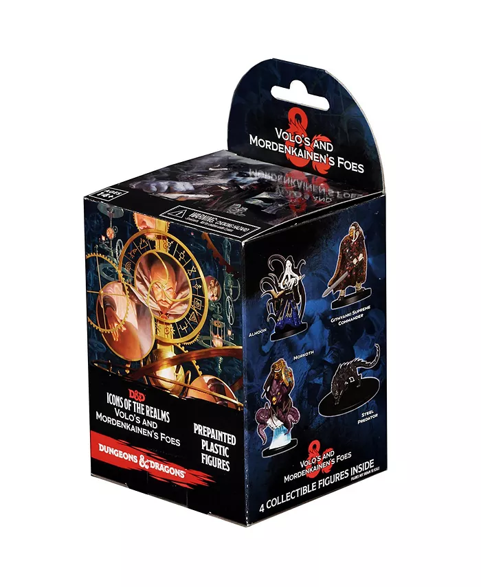 Dungeons Dragons D D Icons of the Realms Volo Mordenkainen's Foes Booster 4 Piece Miniatures Randomly Assorted Prepainted RPG Dungeons Dragons Set - Mycitystee