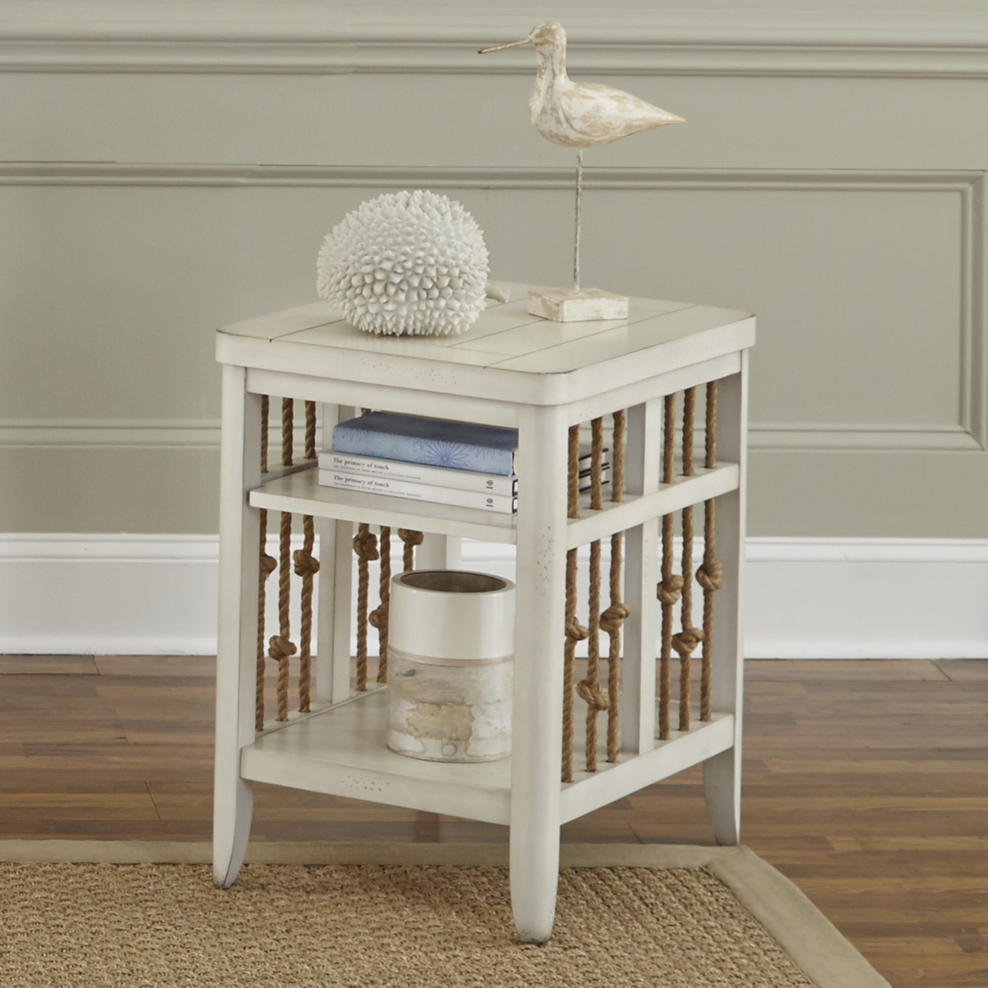 Dockside White Chair Side Table - Mycitystee