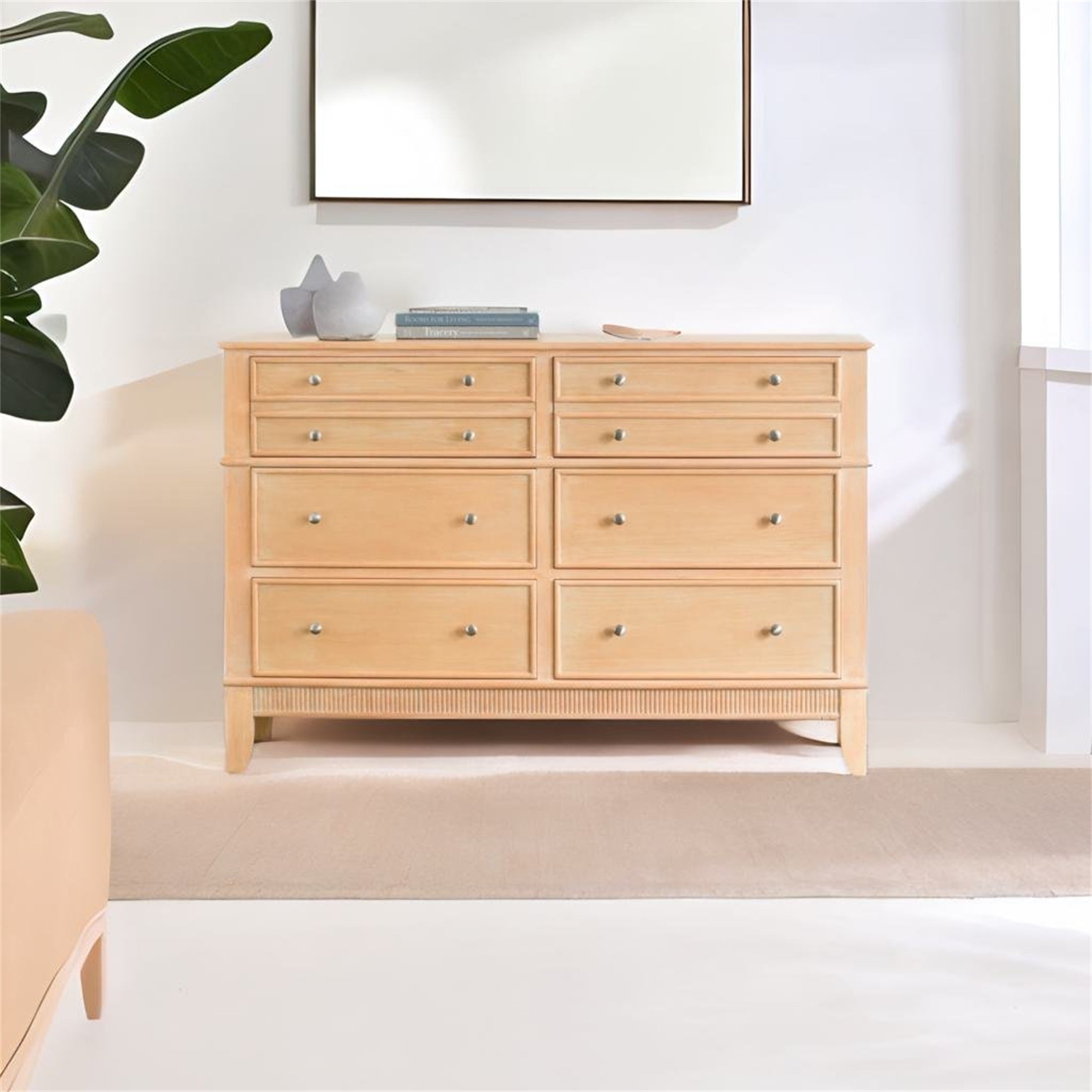 Storage Cabinet with 6-Drawers Chest with Wood Finish - - 37857427 - Mycitystee