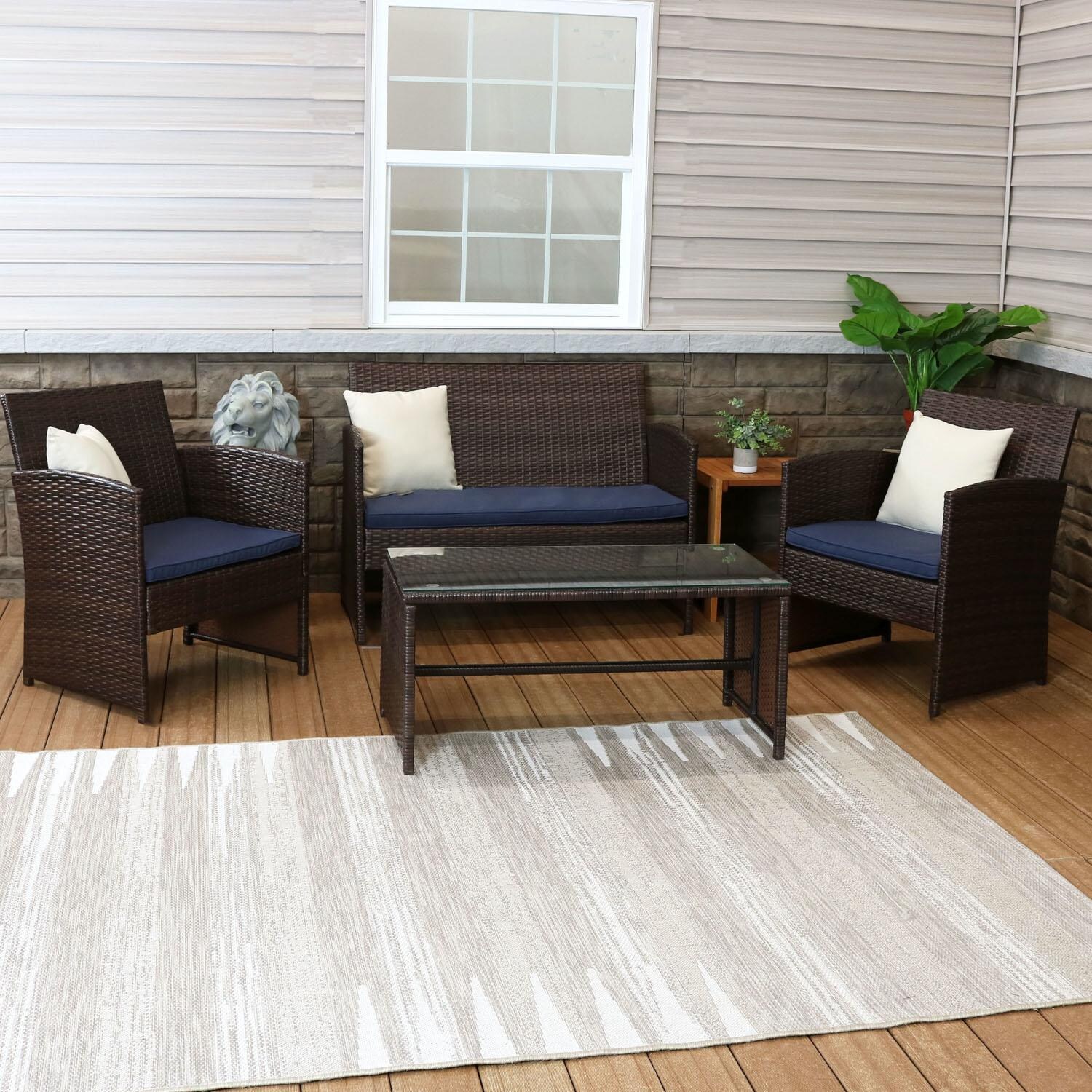 Ultimate Patio 4-Piece Patio Set - Mycitystee