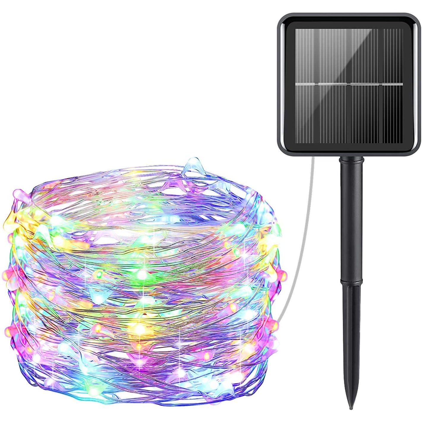 33FT Solar 100 LED Fairy String Lights Waterproof - Mycitystee