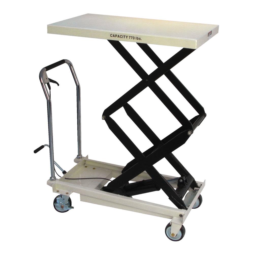 Double Scissor Lift Table 770-Lb Capacity - Mycitystee