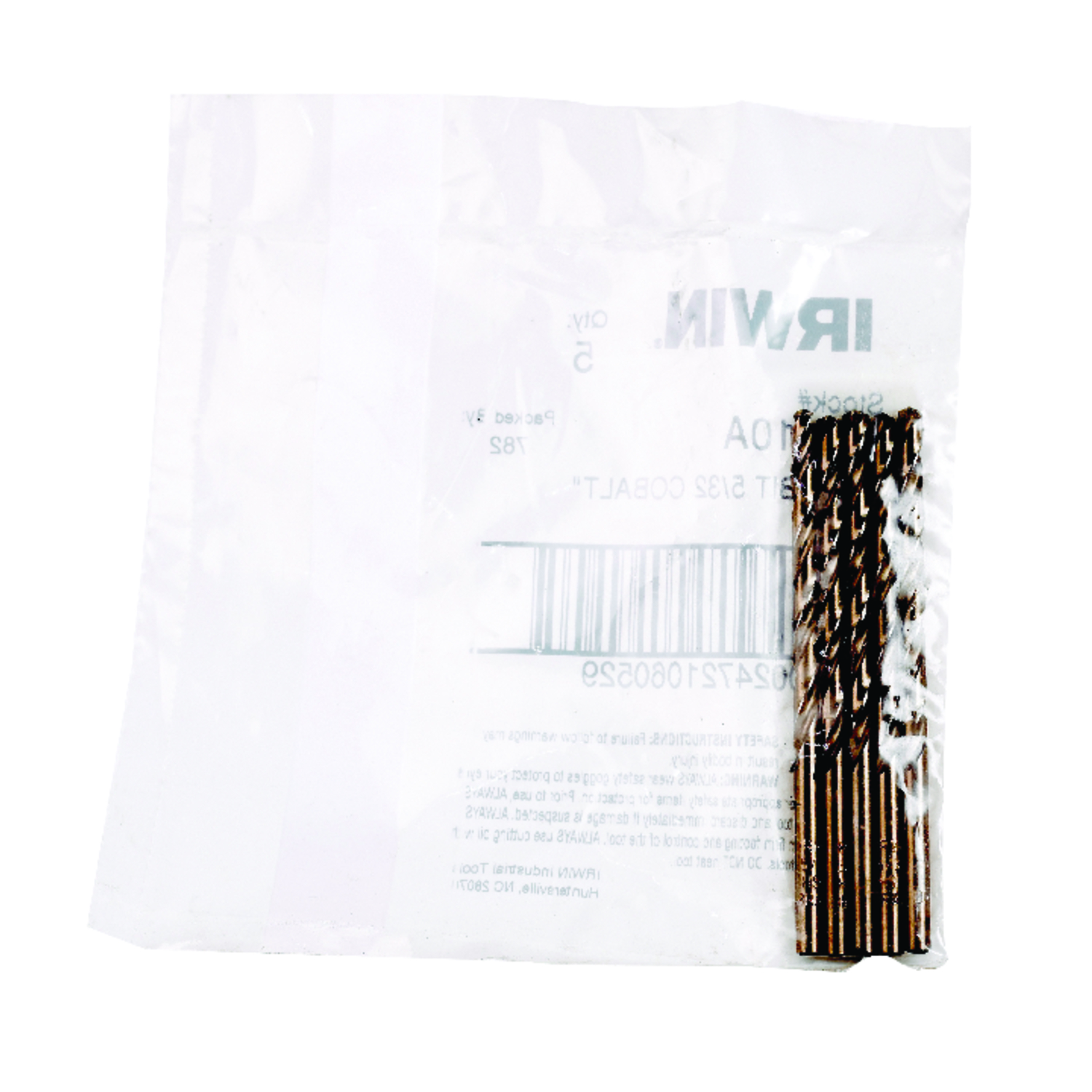 Irwin 5/32 in. X 3-1/8 in. L Cobalt Steel Drill Bit 1 pc - Mycitystee