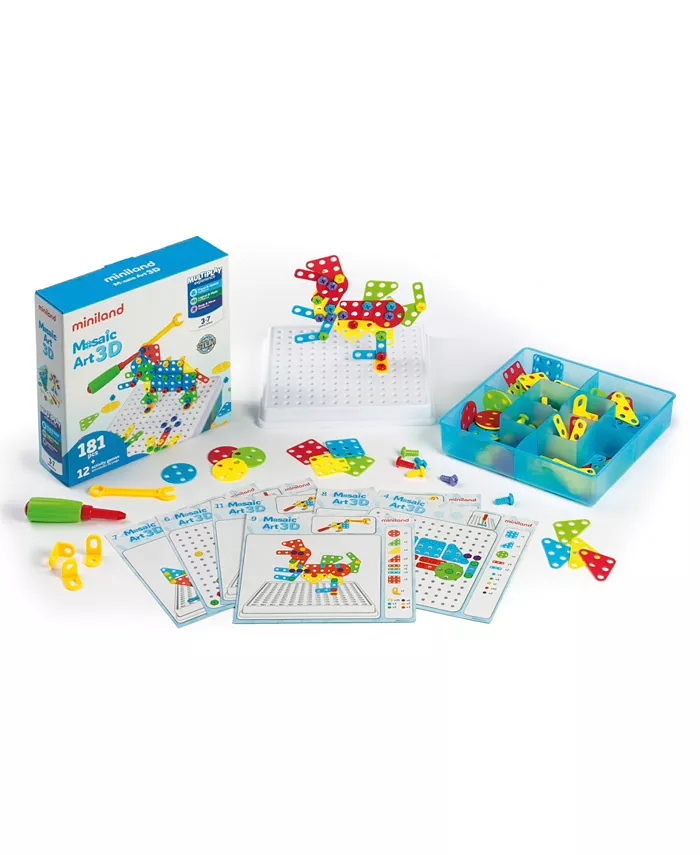 MINILAND Mosaic Art 3D Set， 193 Pieces - Mycitystee