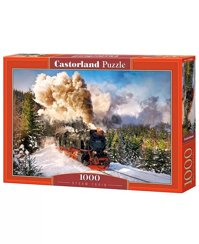 Castorland Steam Train Jigsaw Puzzle Set， 1000 Piece - Mycitystee