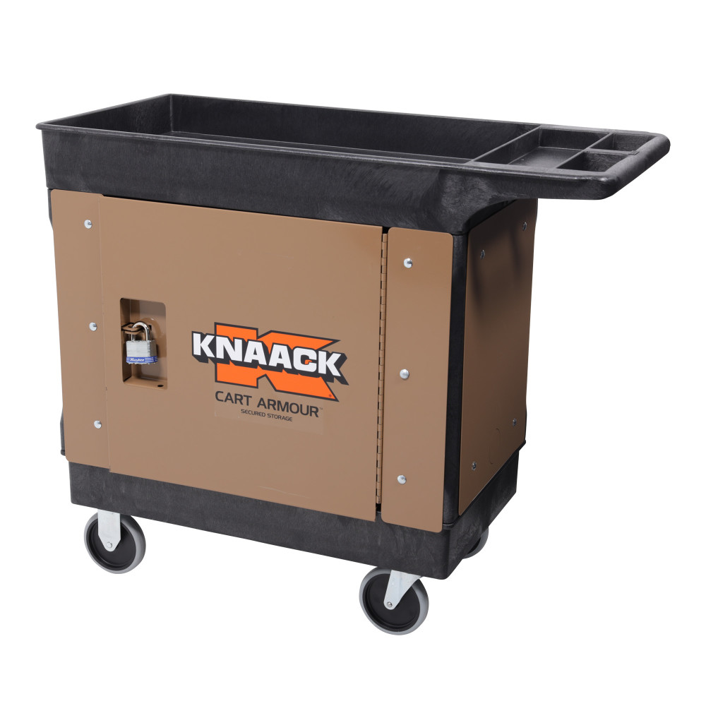 Cart Armour™ Mobile Cart Security Paneling for Rubbermaid #9T66-00 and ULINE H-2503XX Utility Carts - Mycitystee