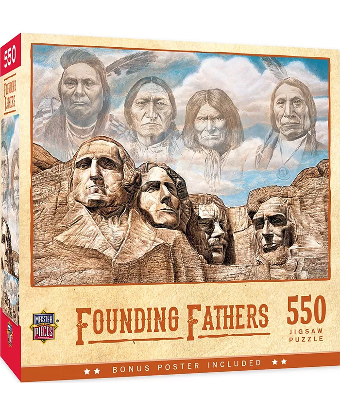 MasterPieces Puzzles MasterPieces 550 Piece Jigsaw Puzzle - Founding Fathers - Mycitystee