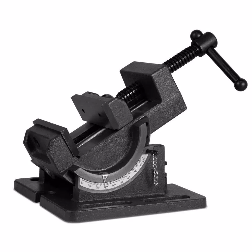 WEN 3.25 in. Industrial Strength Benchtop and Drill Press Tilting Angle Vise and#8211; XDC Depot - Mycitystee