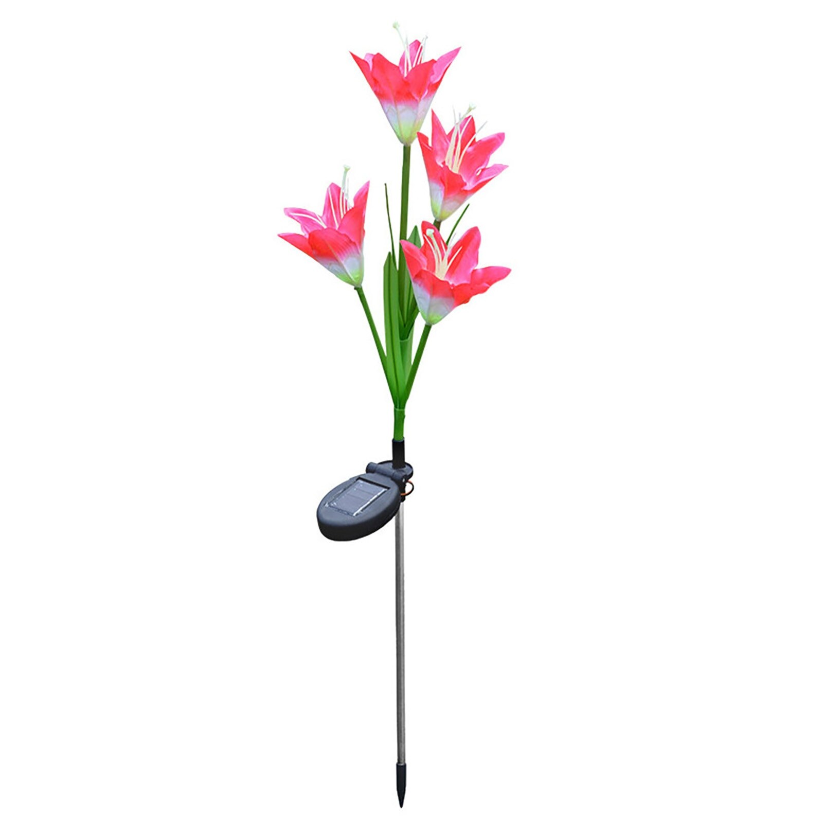4 Heads Solar Lantern LED Decorative Outdoor Lawn Lamp 4 Flower Garden Lamp - Mycitystee