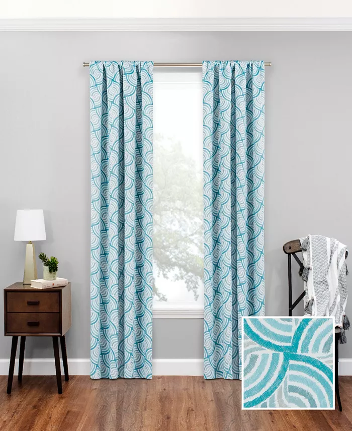 Eclipse Benchley Geometric Printed Blackout Panel - Mycitystee