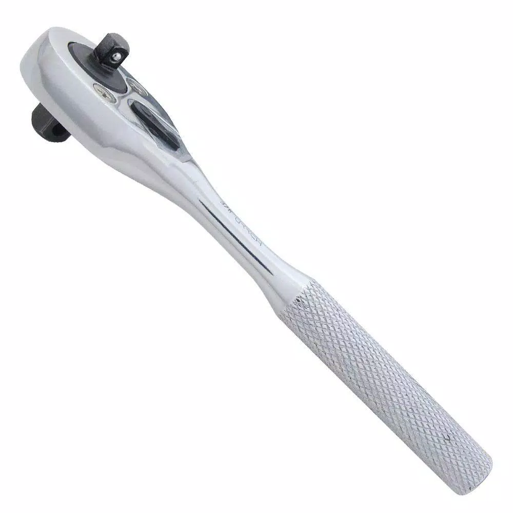 URREA 1/4 Inch Drive X 3/8 Inch Drive (Double Drive) Reversible Chrome Ratchet and#8211; XDC Depot - Mycitystee